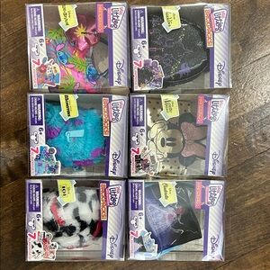 6 DISNEY Real Littles collectible bags - Minnie Mouse , Cinderella, etc